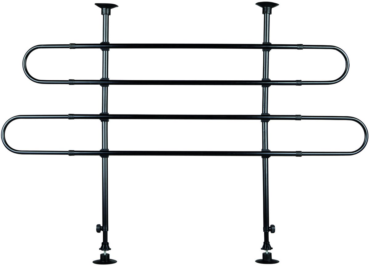 Trixie Autoschutzgitter gewinkelt - 85-140 x 75- 110 cm