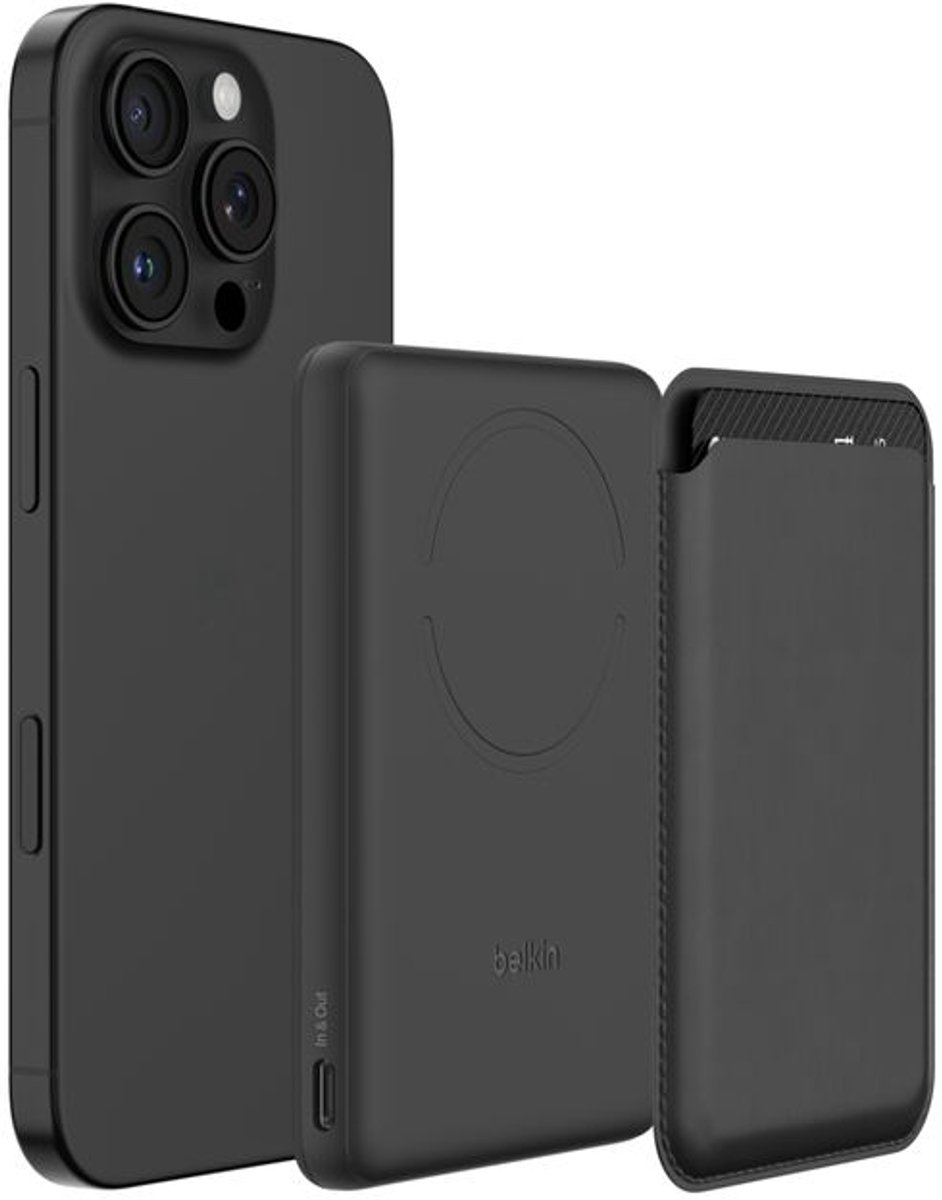 Belkin Belkin BoostCharge Slim Mag. Powerbank 5.000mAh 7.5 W, schwarz