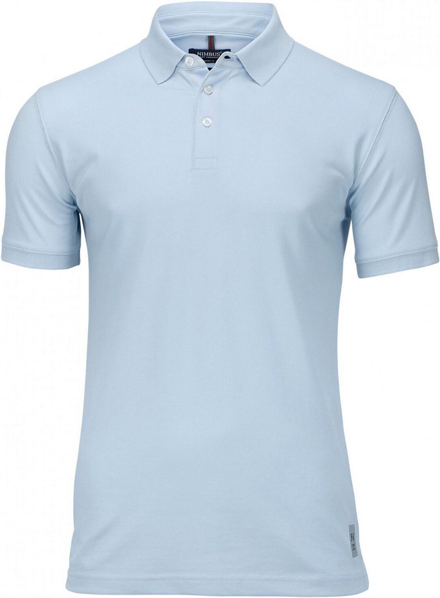Nimbus Herren Harvard Stretch Deluxe Poloshirt L himmelblaue