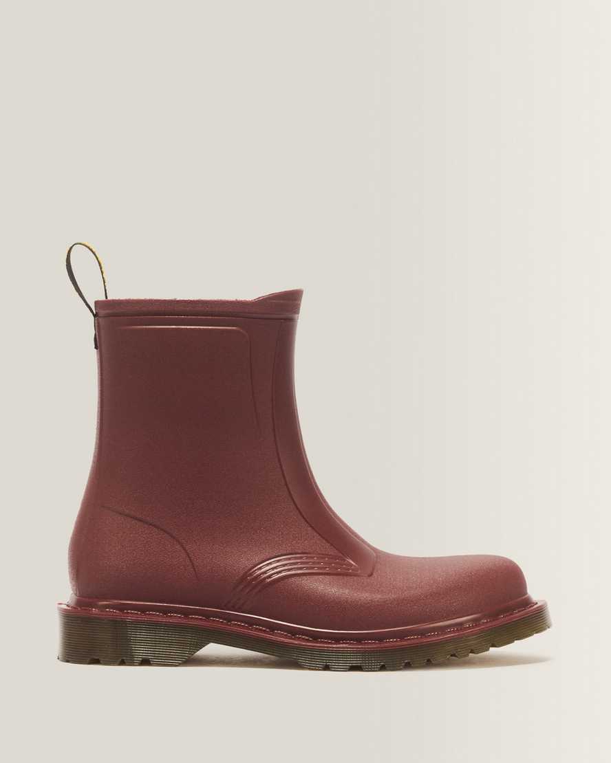 Dr. Martens 1460 Rain Stiefel in Rot, Größe: 45