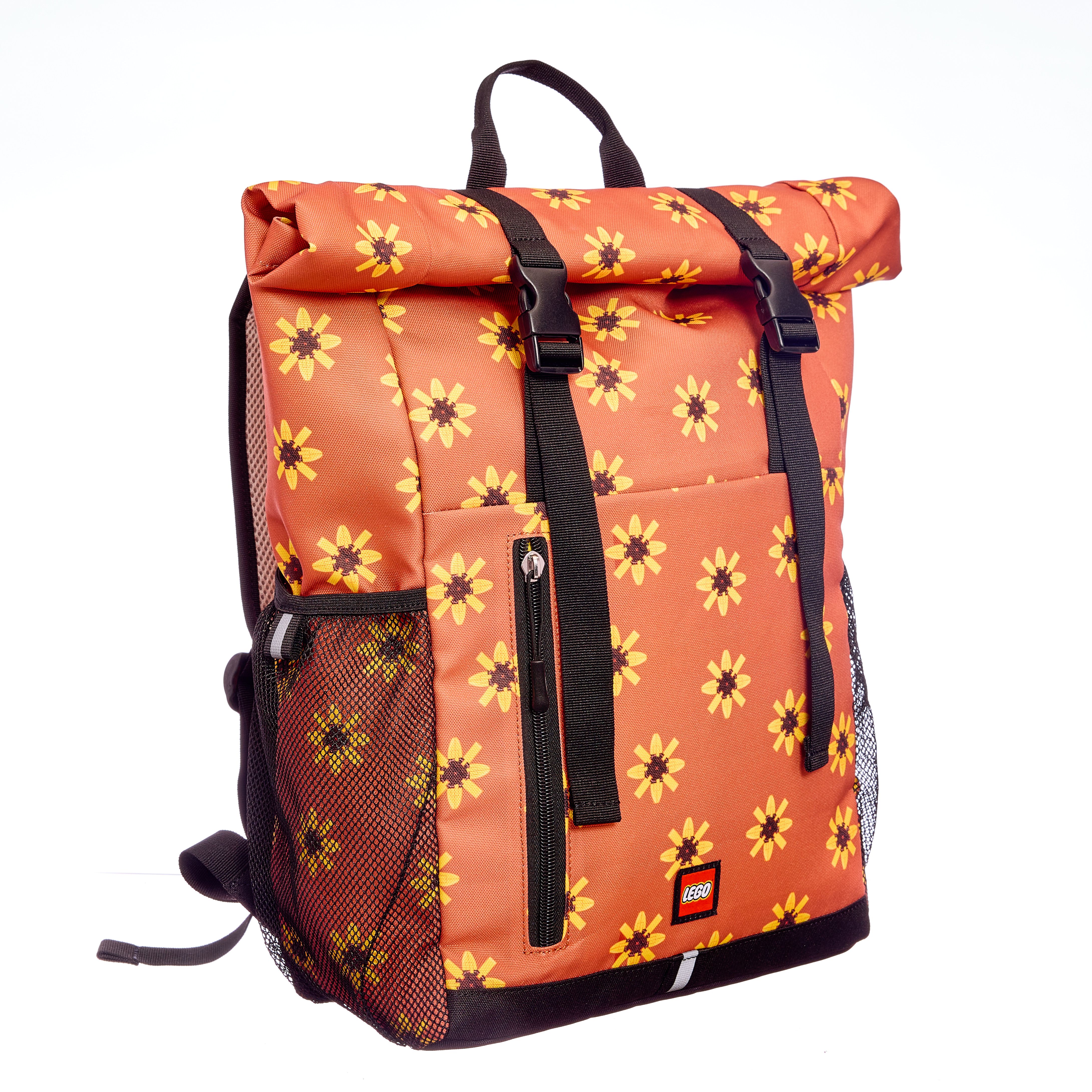 Zaino rolltop stampato - Girasole