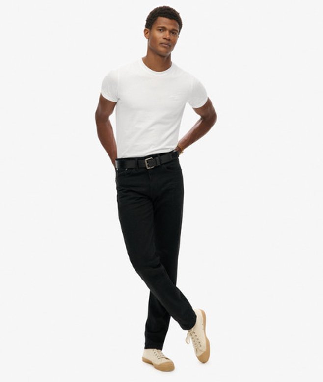 Superdry Damen Athletic Essentials Jogginghosen mit Streifen und Schlag Marineblau - Größe: 44
