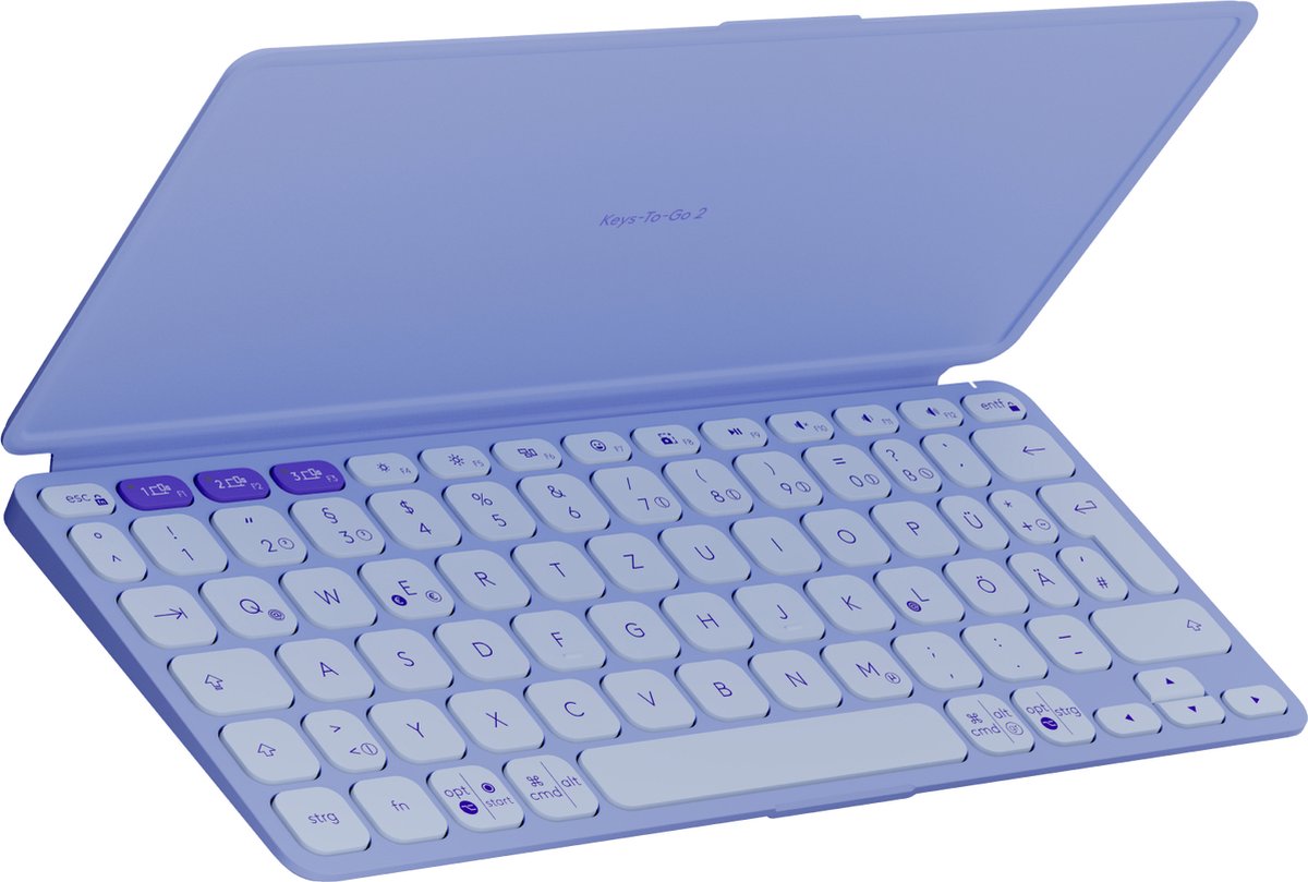 Logitech Logitech Keys-To-Go 2 Tastatur QWERTZ-Layout, lila