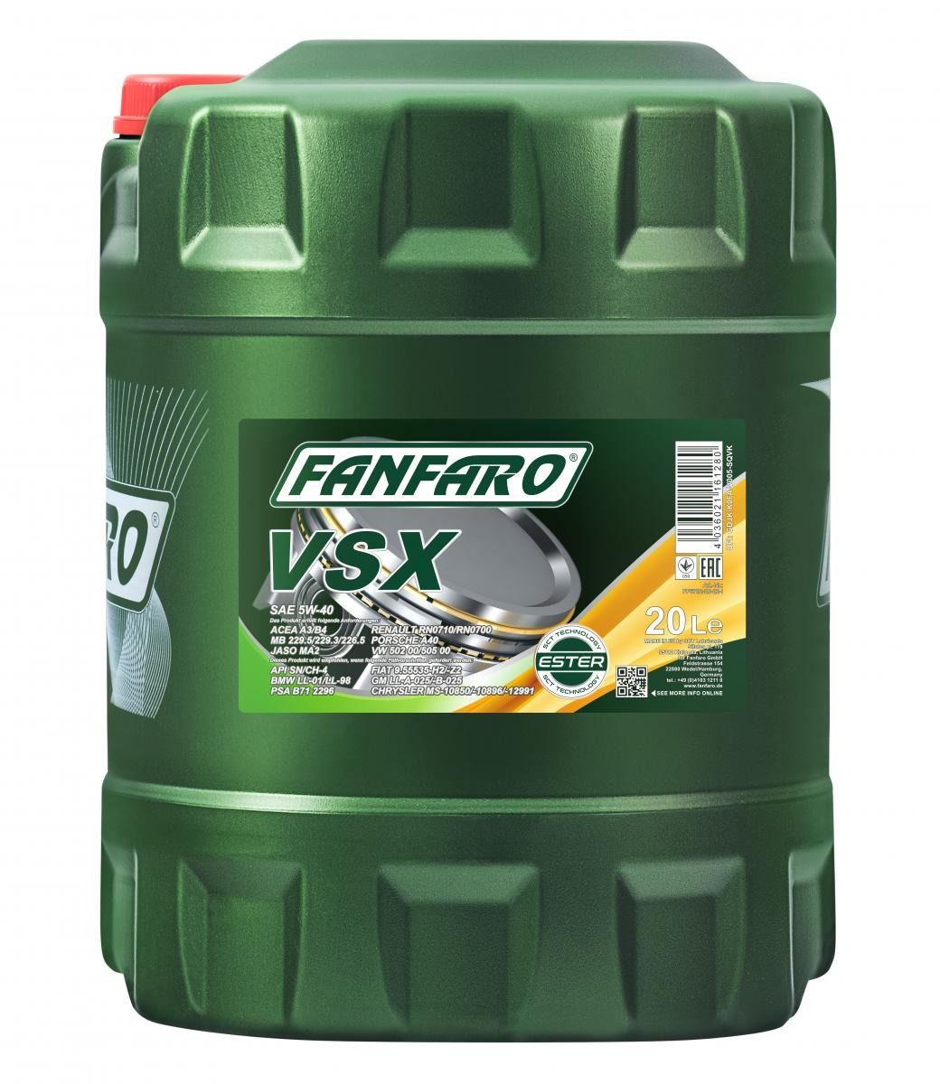 FANFARO VSX 5W-40 20 L