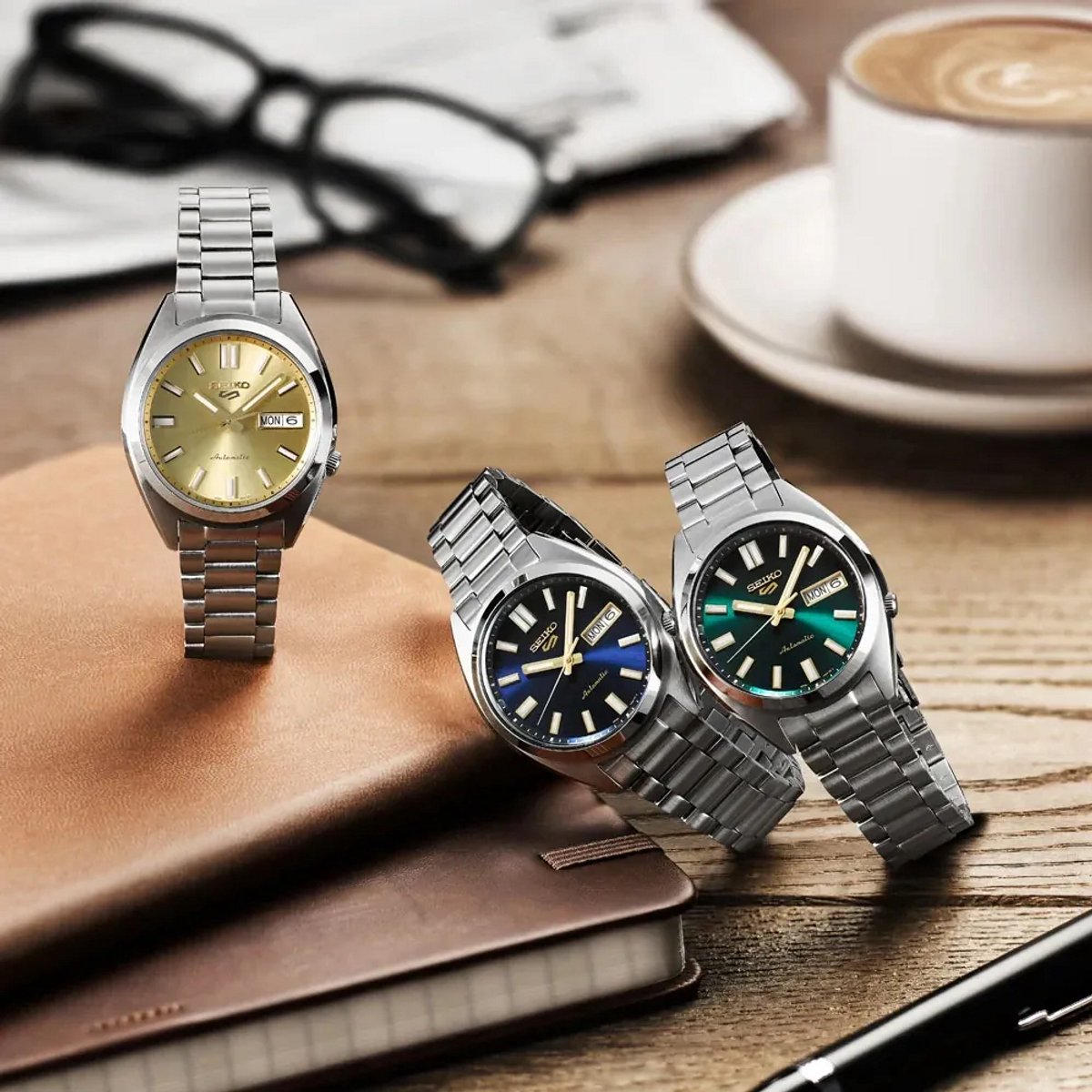 Seiko SRPL57K1 Herrenuhr 5 Sports Automatik 39mm 10ATM