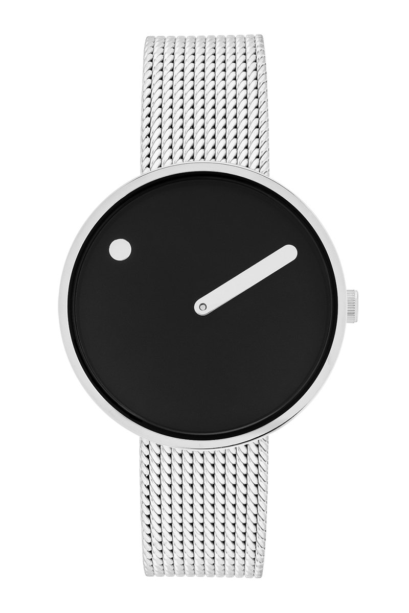 Picto 34070-0814S Black Unisex 34mm 5ATM
