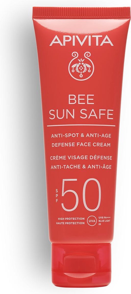 Bee Sun Safe SPF50 Sonnenschutzcreme gegen Falten, 50 ml, Apivita