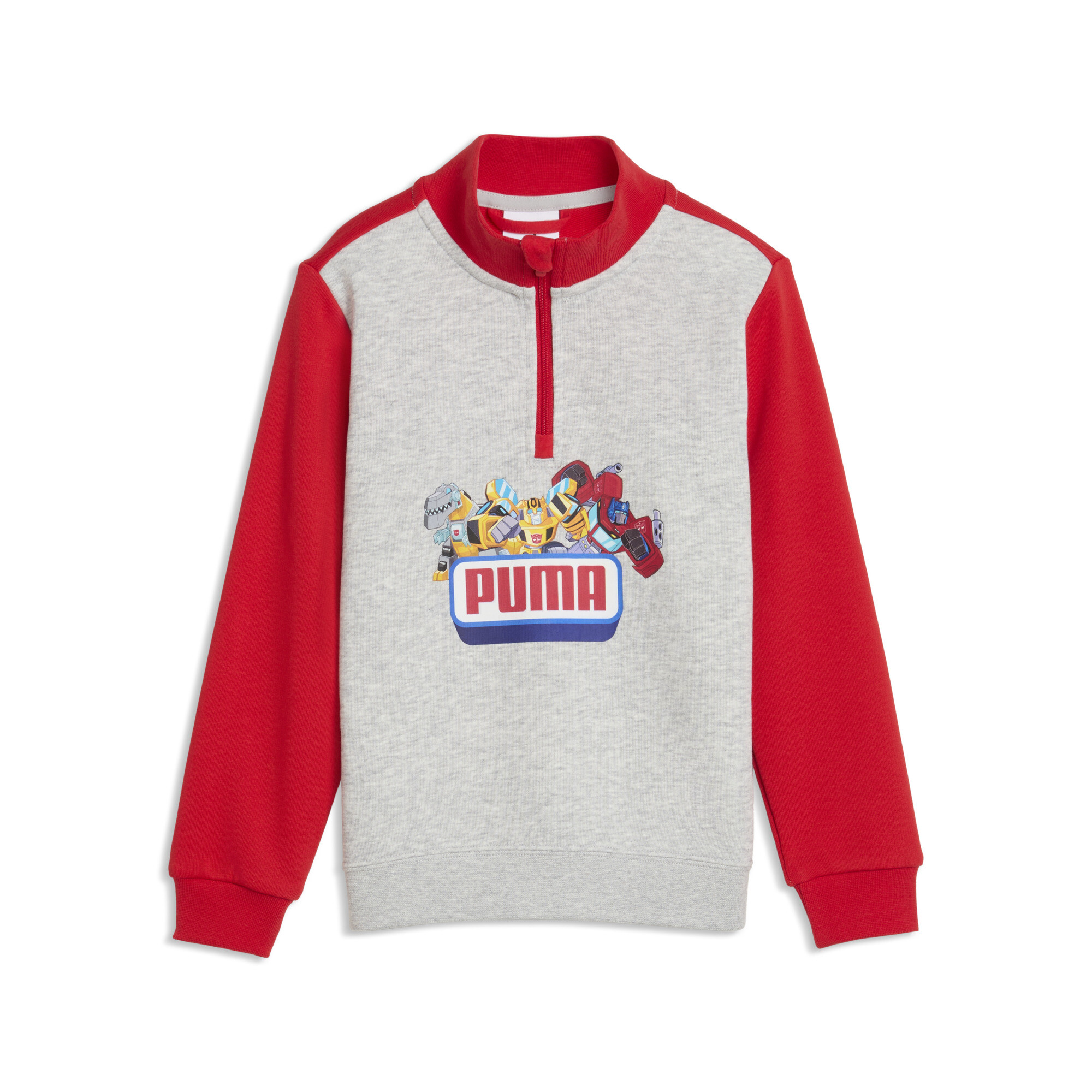 PUMA x TRANSFORMERS Graphic Sweatshirt mit Reißverschluss bis zum Hals Kinder, Accessoires, Blau, 3-4Y