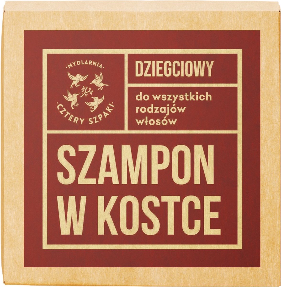 Kosmetyki Naturalne 4 Szpaki Szampon dziegciowy w kostce 75g