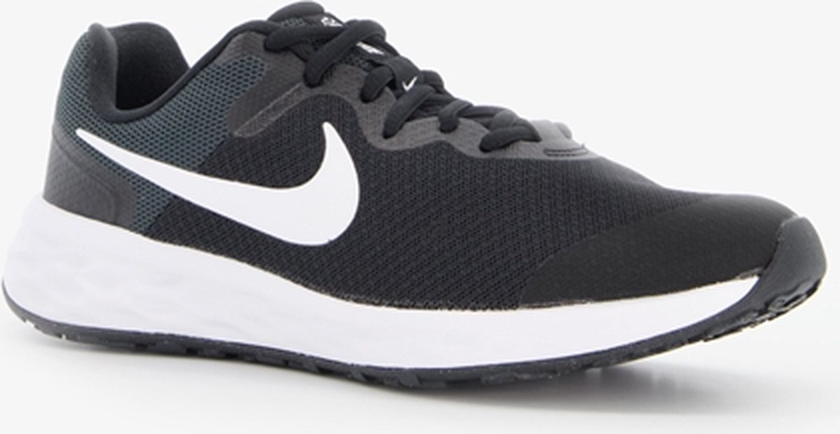 Nike Revolution 6 GS Schwarz Weiß Kinder Sneaker Dunkelrauchgrau DD1096-003 40