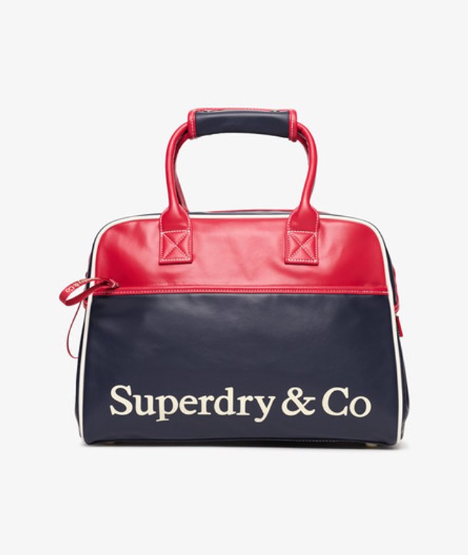 Superdry Damen Heritage Retro Gym Bag Dark Blue - Größe: 1Größe