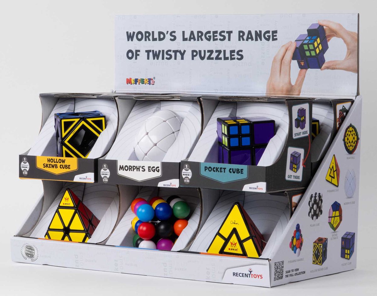 Kopfzerbrechen Recent Toys Starter Kit"12pcs Displ