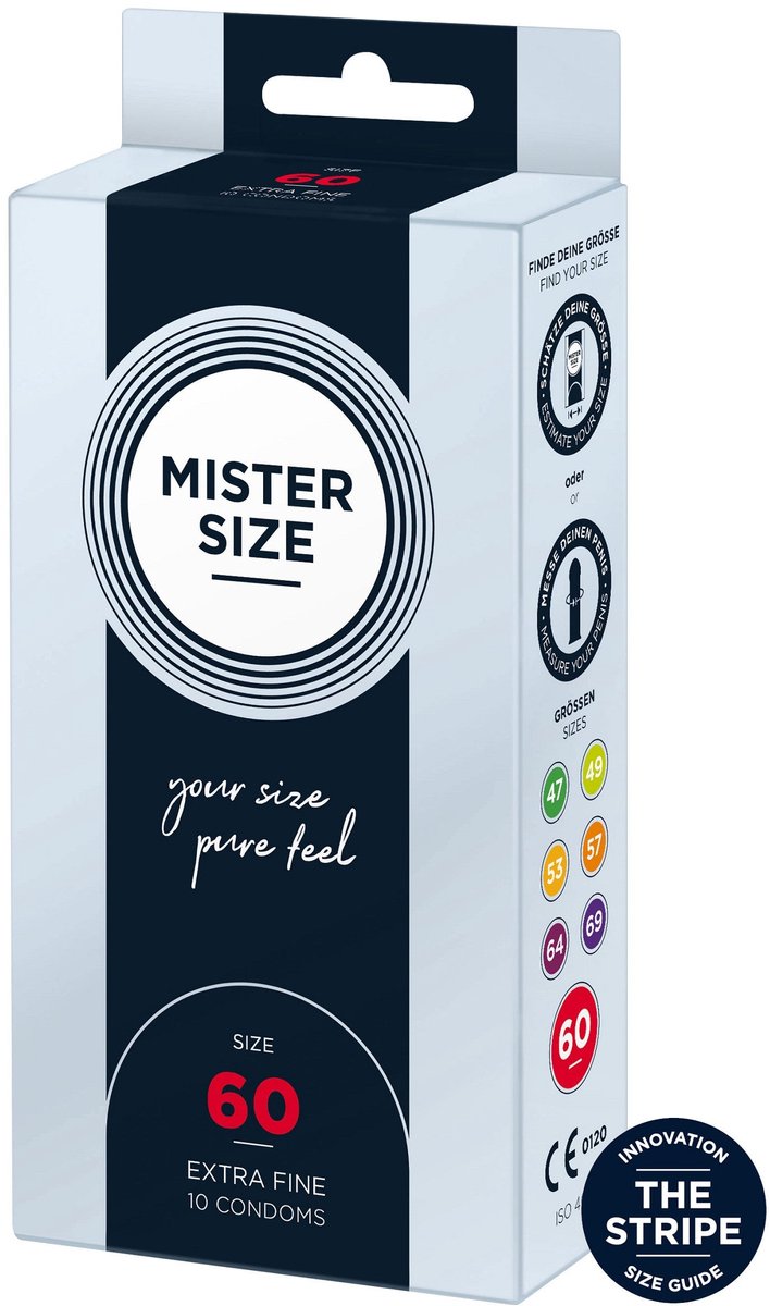 Mister Size Pure Feel Kondome 60 mm - 10 Stück