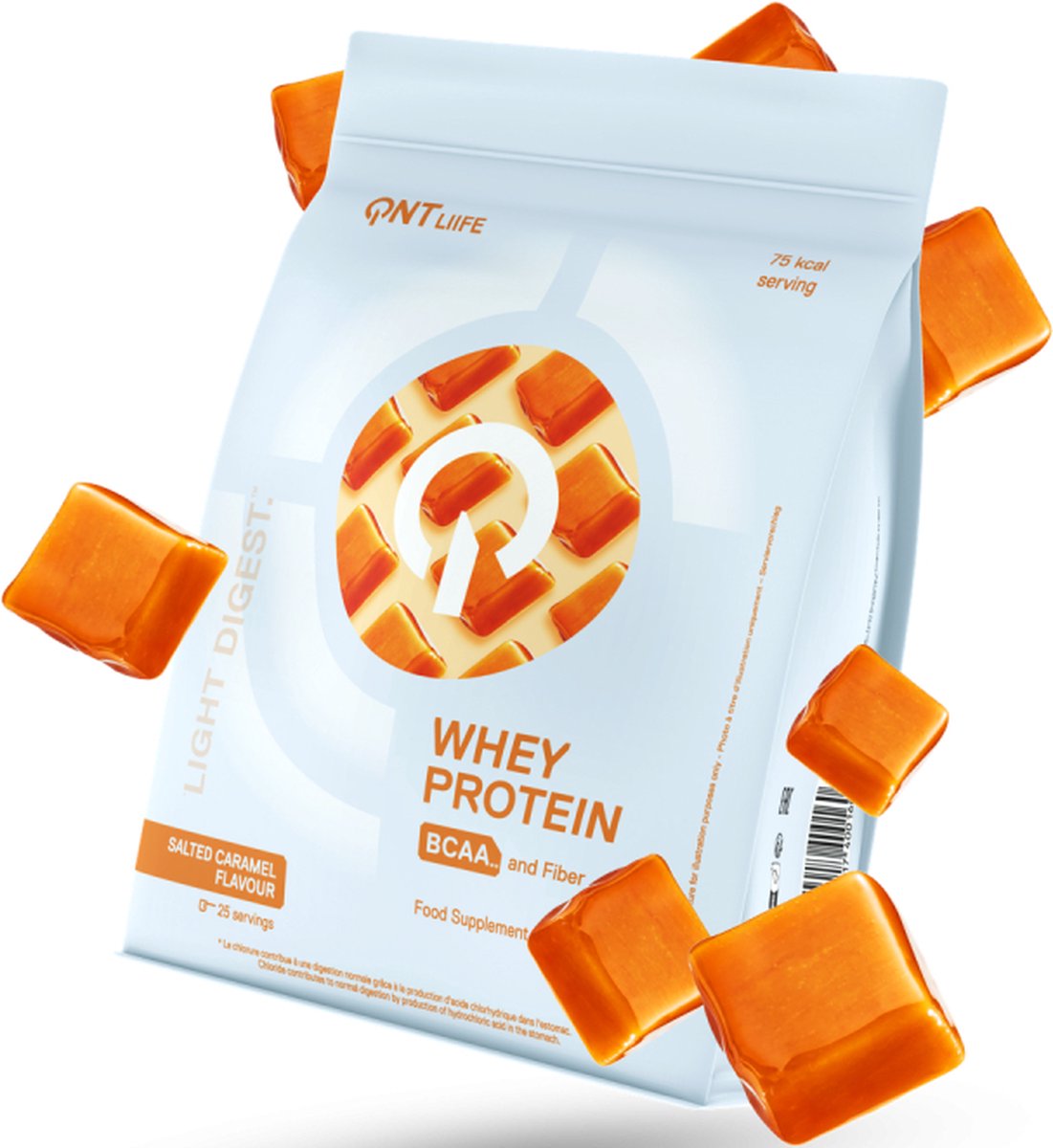QNT | Light Digest Molkenprotein „Salted Caramel“ | 500 g