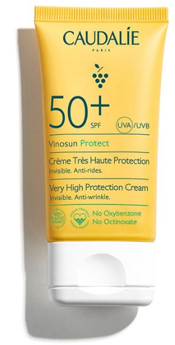 Caudalie | Vinosun Protect Sonnenschutzcreme für das Gesicht mit hohem Lichtschutzfaktor 50 | 50 ml
