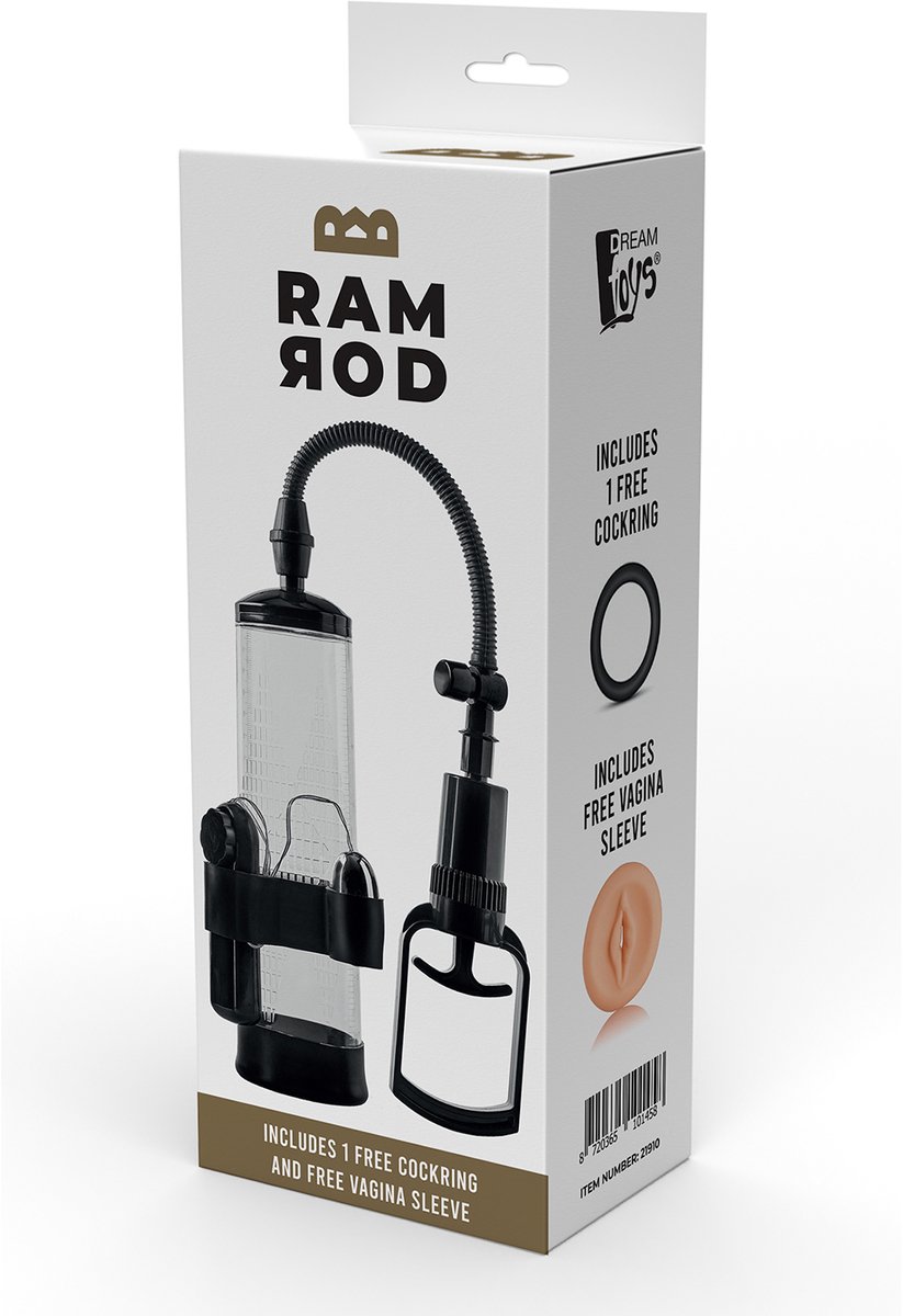 Ramrod-Penispumpe mit vibrierendem Abzuggriff