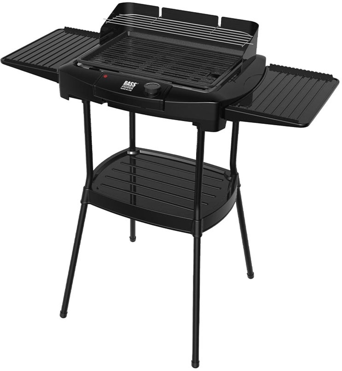 2-in-1 Elektrogrill, Freistehend und Tischgerät, 40 x 29 cm
