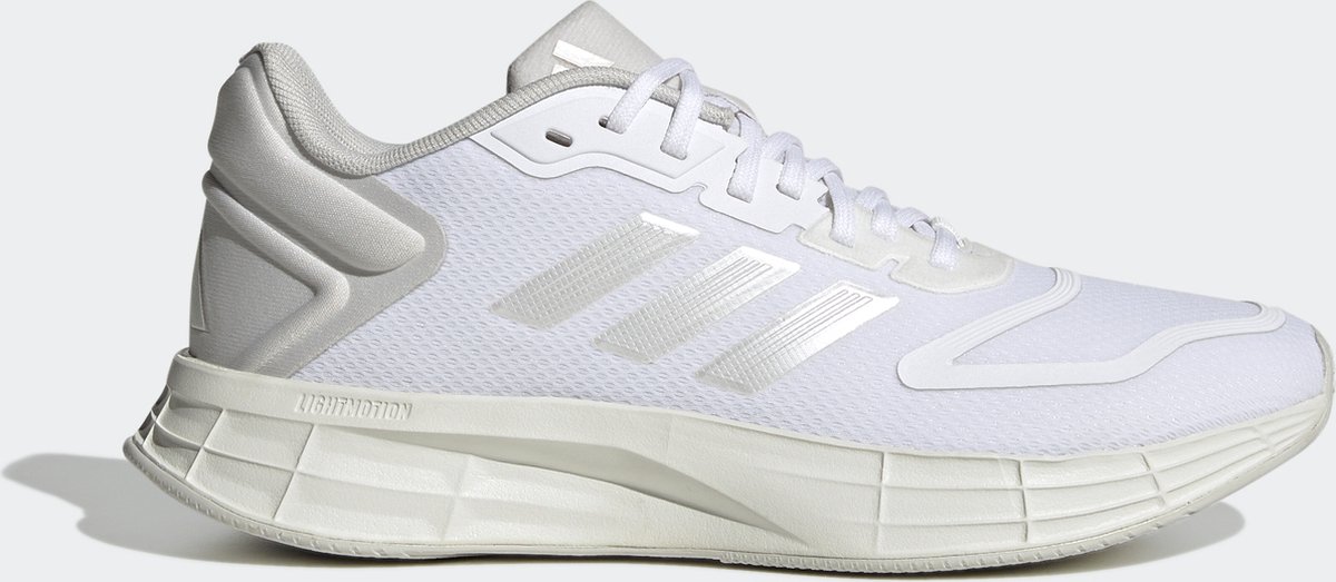 Adidas  Duramo 10 Weiß Zero Metallic Grau Damen Sneaker Wolkenweiß Grau-Eins HP2388 38