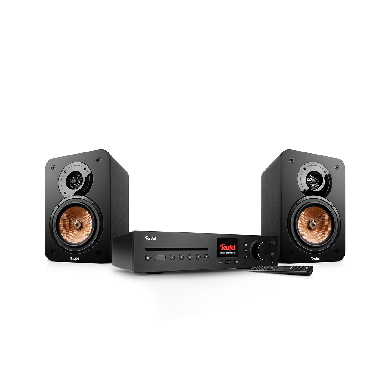 ULTIMA 20 KOMBO 3 SE Regallautsprecher 2-Wege-System Stereo Receiver Bluetooth Schwarz