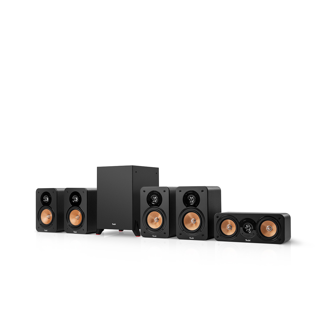ULTIMA 20 Surround "5.1-Set" 5.1 Heimkino Regallautsprecherpaar 2-Wege-System Schwarz