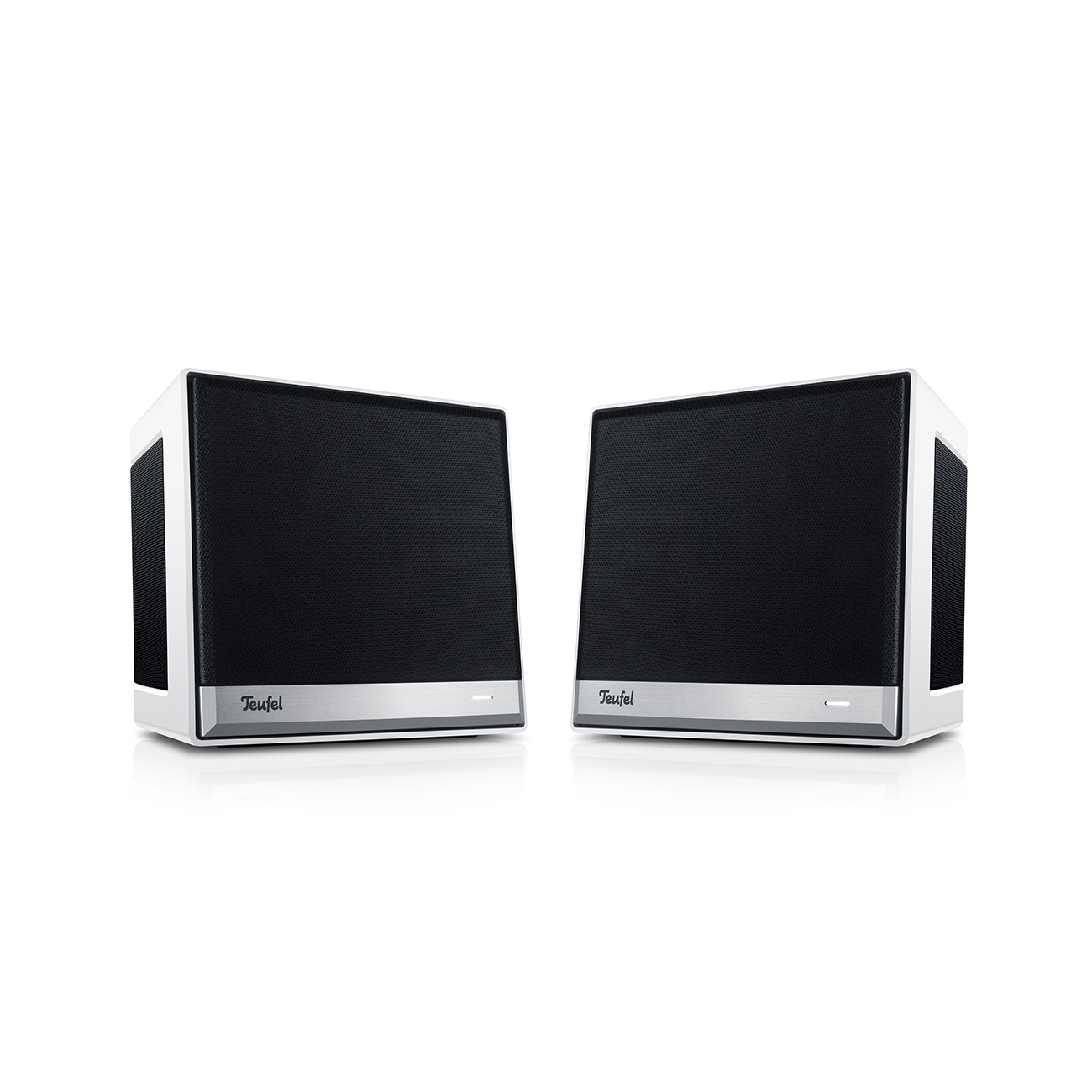 Teufel TEUFEL ONE S Stereo-Set Streaming-Lautsprecher Bluetooth Classe-D-Verstärker USB WLAN-Multiroom Weiß