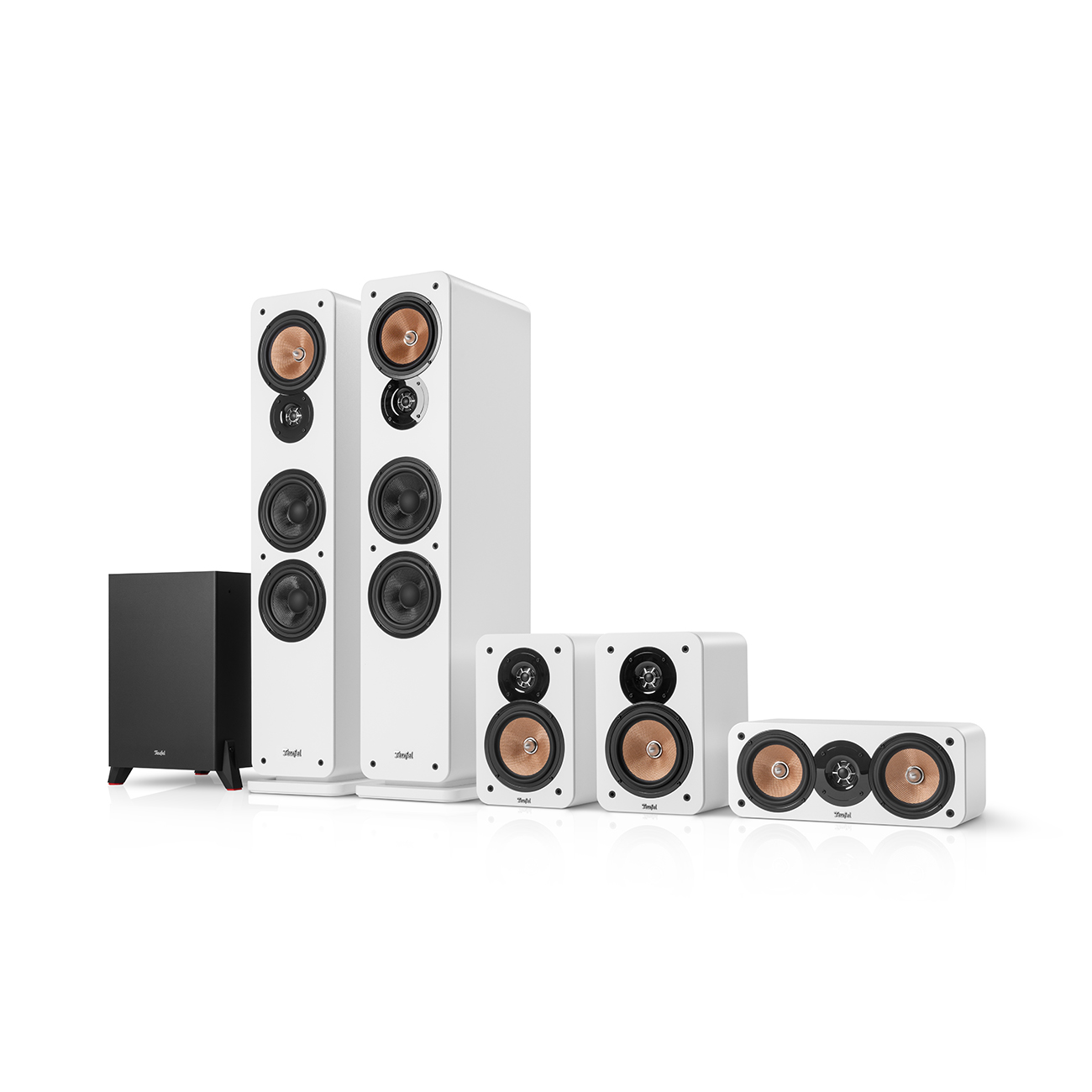 Teufel Ultima 40 Surround 5.1 Heimkinosystem mit Standlautsprechern Schwarz