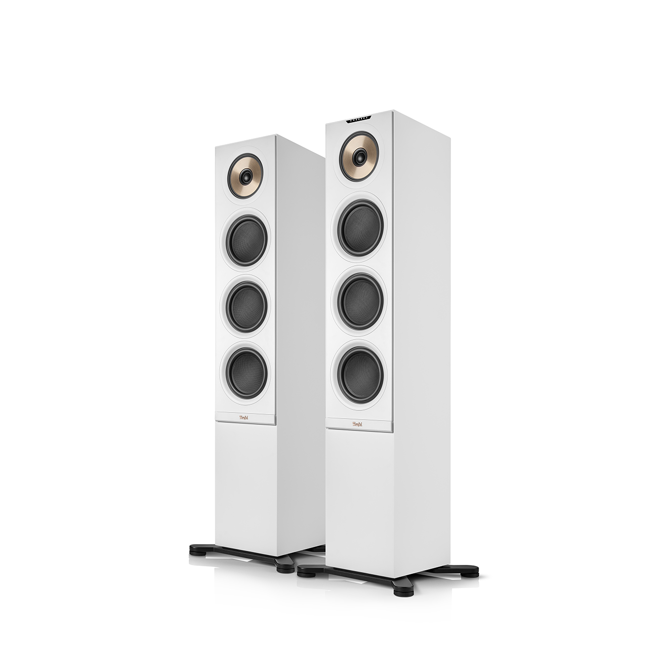 Teufel Stereo L 2 WLAN-Standlautsprecherpaar Bluetooth 3-Wege-System 190 Watt Class-D-Endstufen Weiß