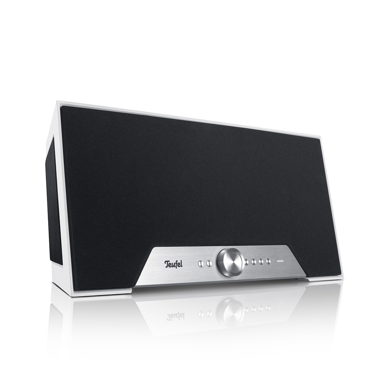 Teufel One M WLAN Streaming Lautsprecher Integrierter Subwoofer Weiß