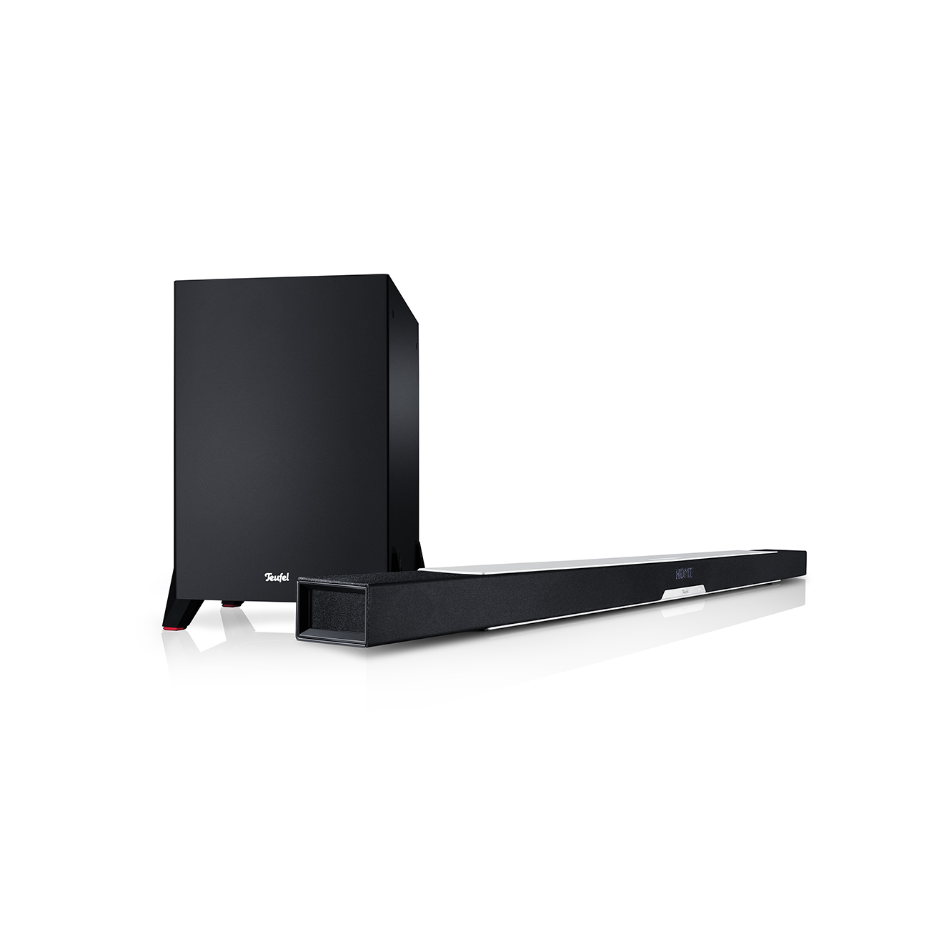 Teufel Cinebar Lux Ambition Soundbar mit kabellosem Subwoofer WLAN Schwarz/Weiß