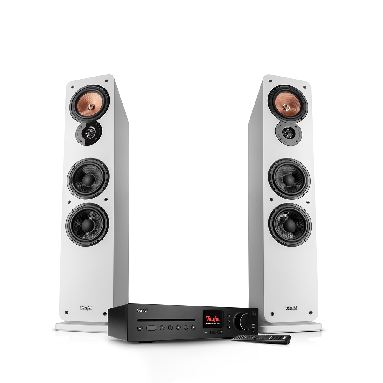 Teufel Ultima 40 Kombo 3 High-End Stereoanlage mit CD-MP3-Player Bluetooth Subwoofer Schwarz