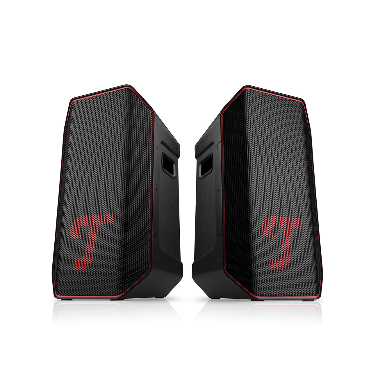 Teufel ROCKSTER AIR 2 Stereo-Set hochauflösender Sound Bluetooth 5.0 mit aptX USB Schwarz