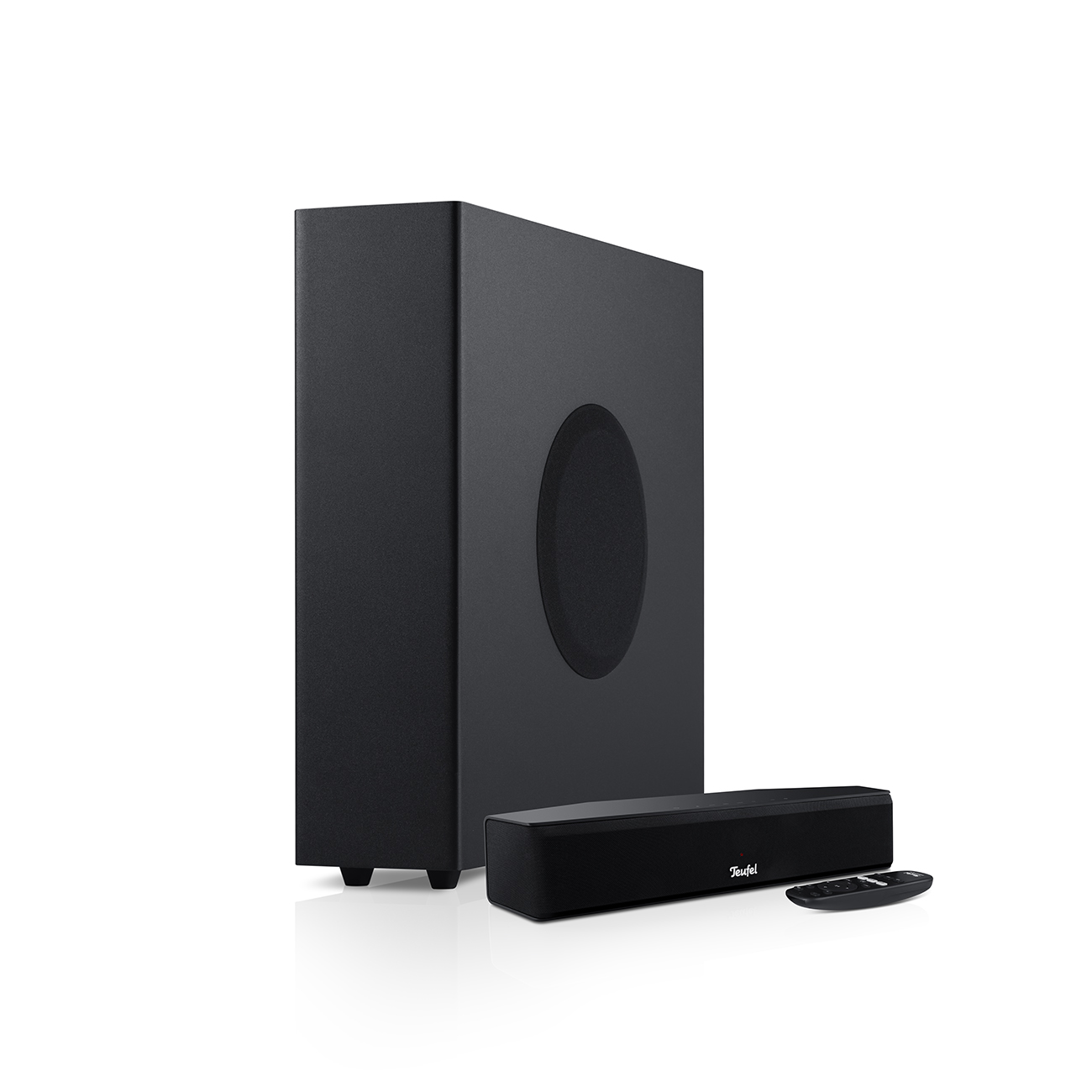 Teufel Cinebar One+ Kompakte Soundbar inkl. Subwoofer Bluetooth HDMI Dynamore Ultra Schwarz