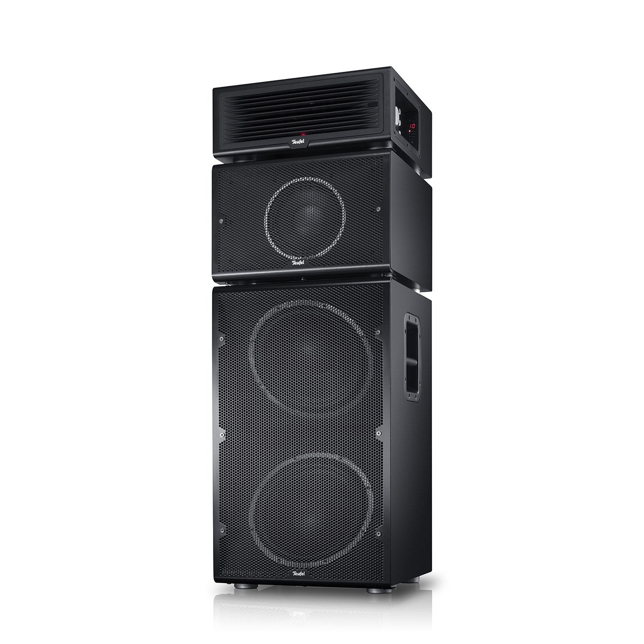 Teufel Power HiFi Mono Standlautsprecher Bluetooth 440 Watt Schwarz