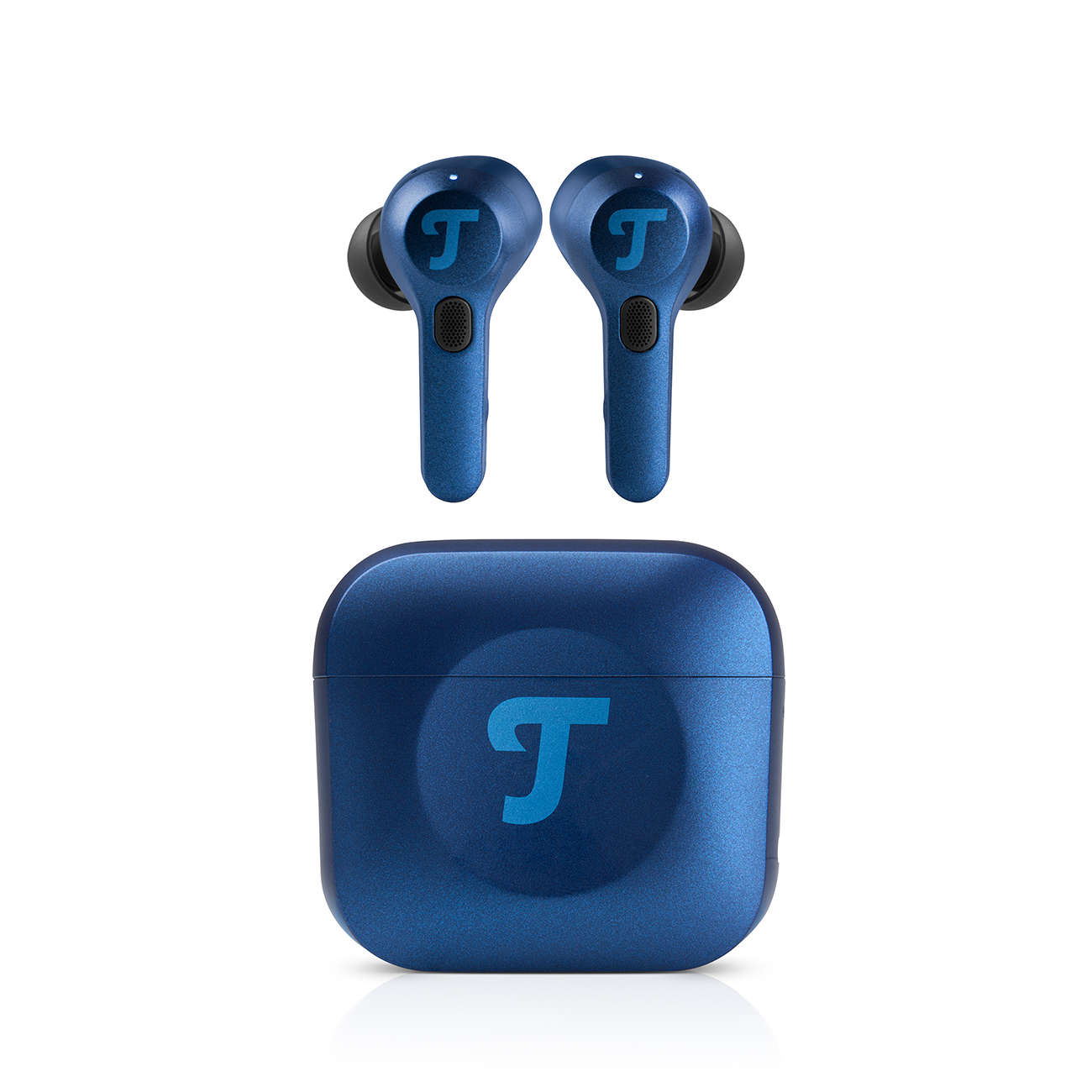 Teufel Airy TWS Pro Noise Cancelling Touch-Bedienung Bluetooth Steel Blue