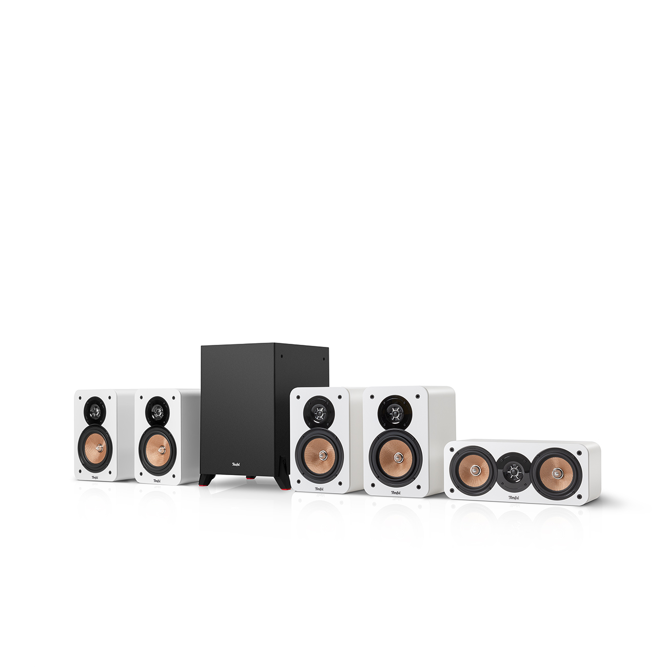 ULTIMA 20 Surround "5.1-Set" 5.1 Heimkino Regallautsprecherpaar 2-Wege-System Weiß