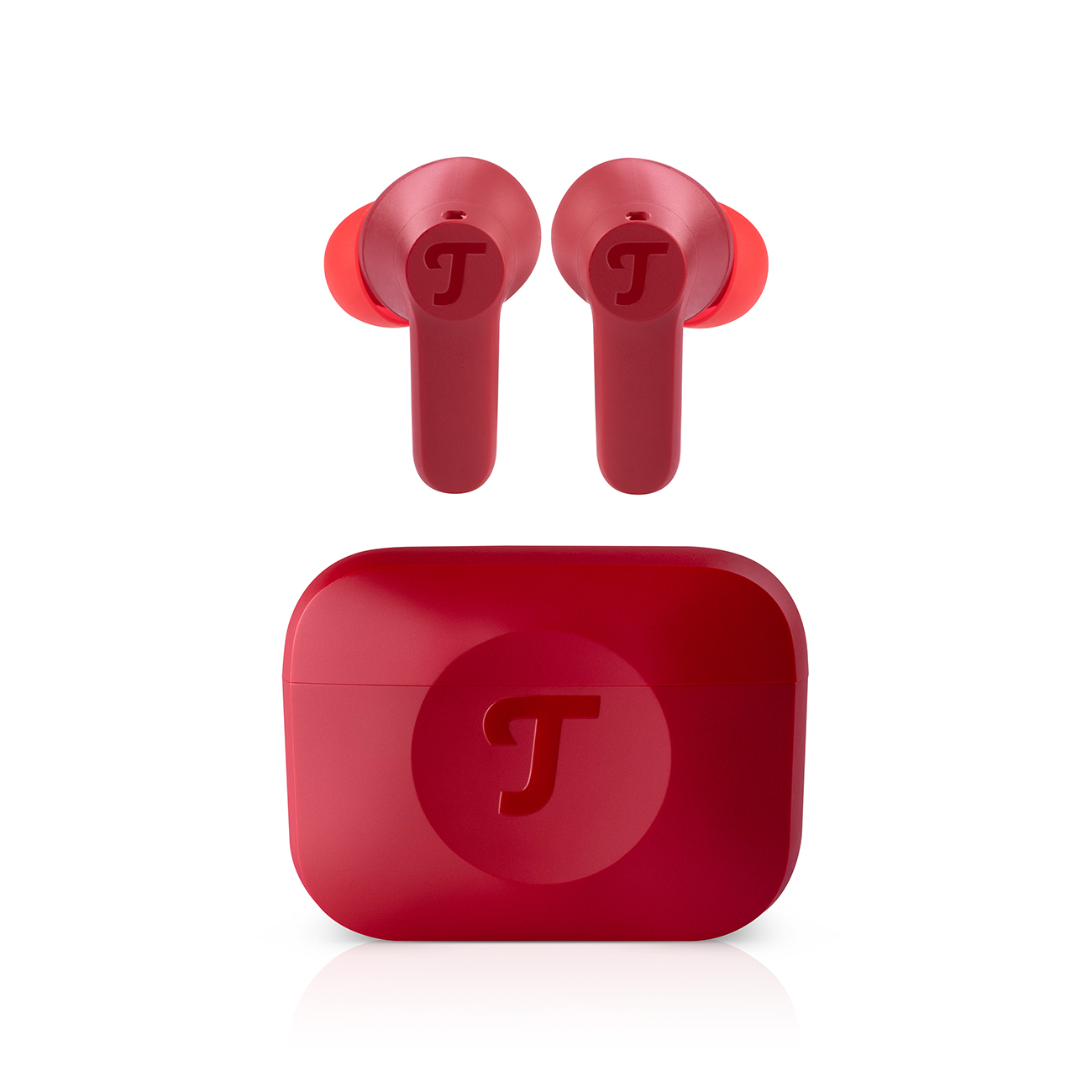 Teufel AIRY TWS 2 In-Ear Kopfhörer Bluetooth Kabellos Ruby Red
