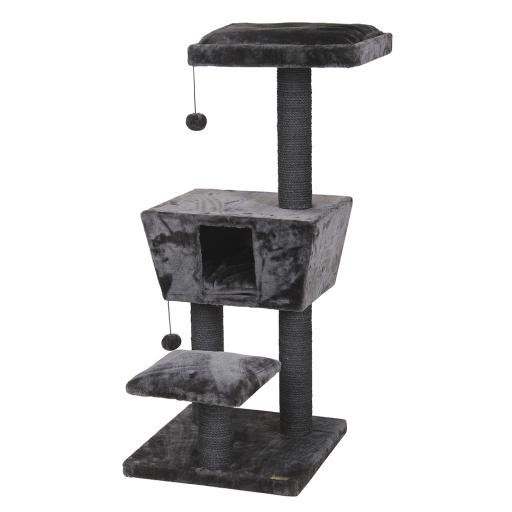 D&D Trend New Jersey Grauer Kratzbaum Für Katzen 48X48X114 Cm