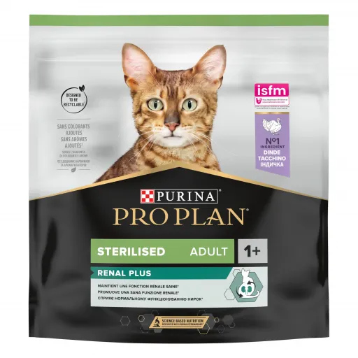 Purina Pro Plan Adult Sterilised Renal Plus Reich An Truthahn 10 Kg