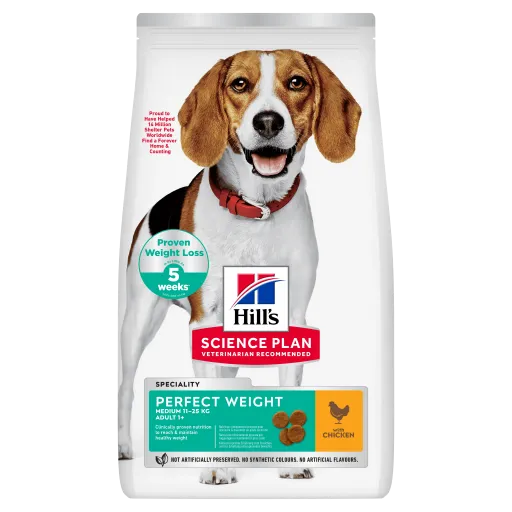 Hill's Science Plan Adult Medium Perfect Weight Mit Huhn 12 Kg