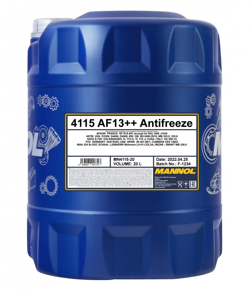 MANNOL Frostschutz VW,MERCEDES-BENZ,OPEL MN4115-20