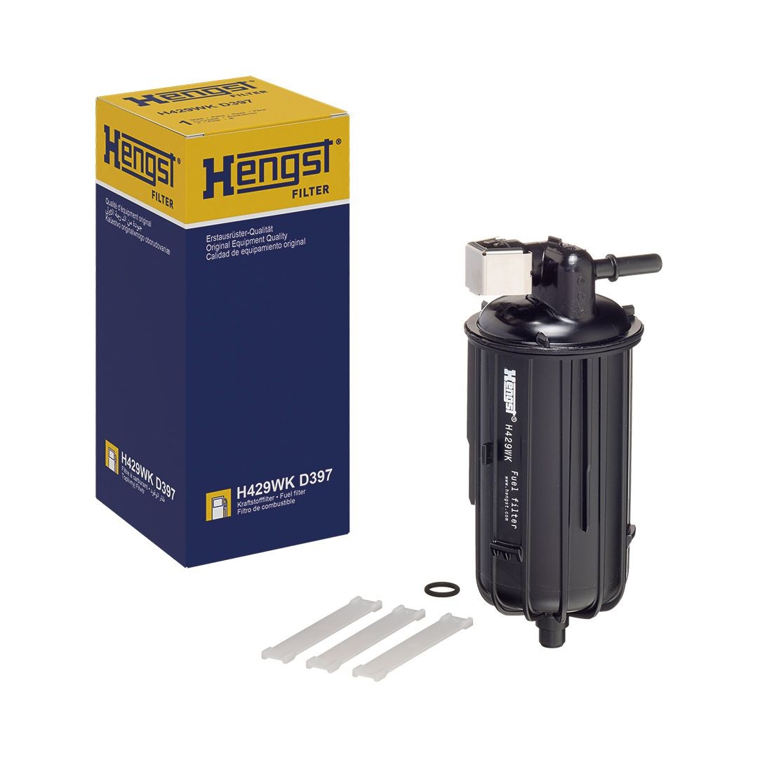 HENGST FILTER Kraftstofffilter AUDI H429WK D397 8K0201511A Leitungsfilter,Spritfilter