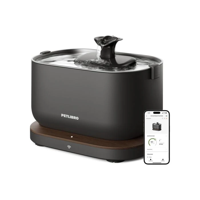 Petlibro - Dockstream Smart Water Fountain - Black - Compact