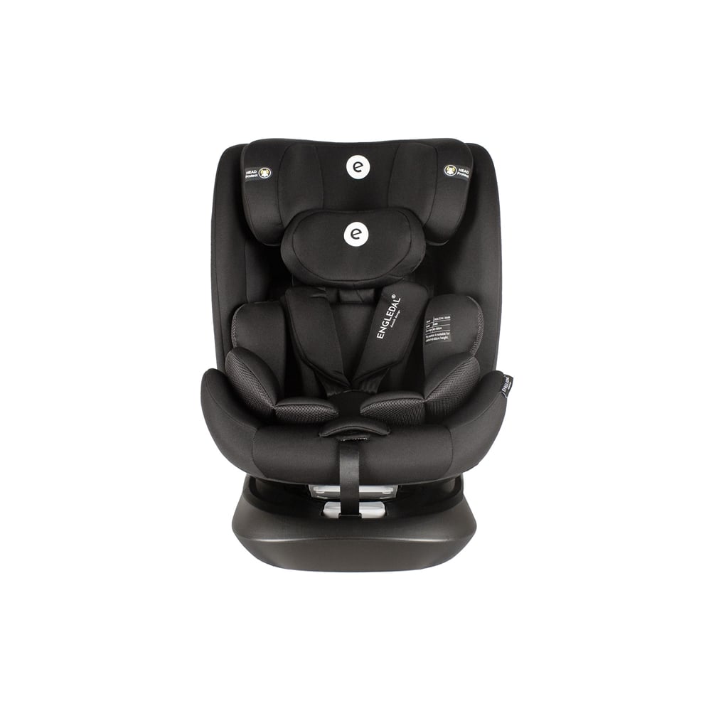 Engledal - Car Seat 360 with IsoFix - Group 0+ - Malik - Black (25-01MAL-B)