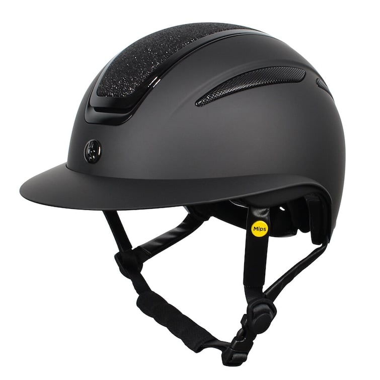 Hansbo Sport - Mips air mat black Riding helmet M