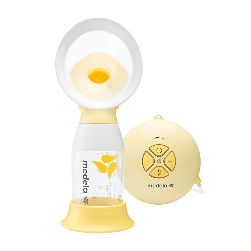 Medela - Swing Flex Electric Breast Pump - 21 mm and 24 mm breast shields included