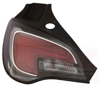 VAN WEZEL Rückleuchte OPEL 3703921 13354582,39025873,39177857 Heckleuchte,Rücklicht,Schlussleuchte 1222407,1222635