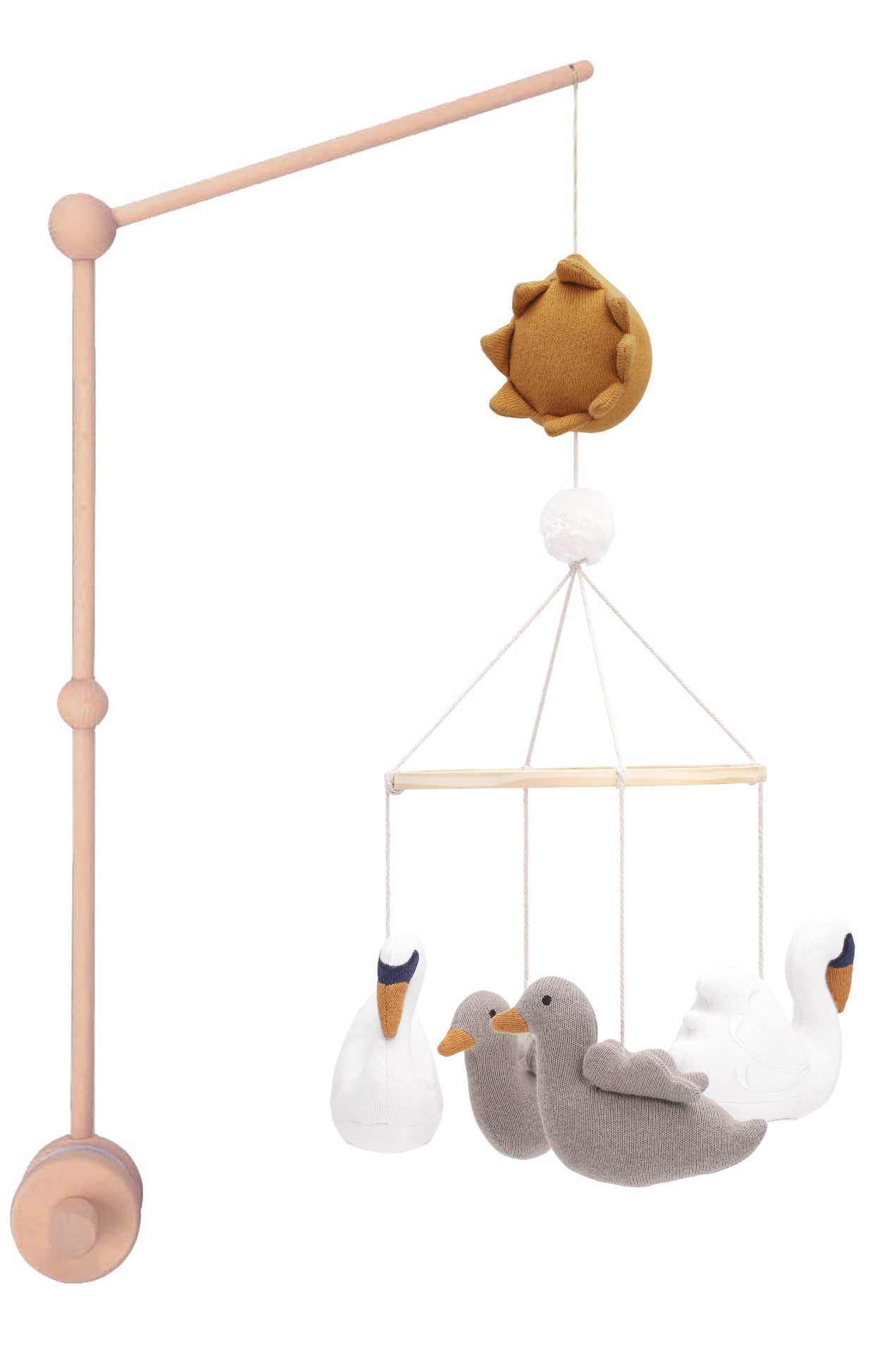 Vanilla Copenhagen - Music Mobile + Holder - Swan (MUSM3624)