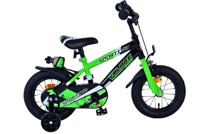 Volare – Kinderfahrrad 12" – Sportivo Grün