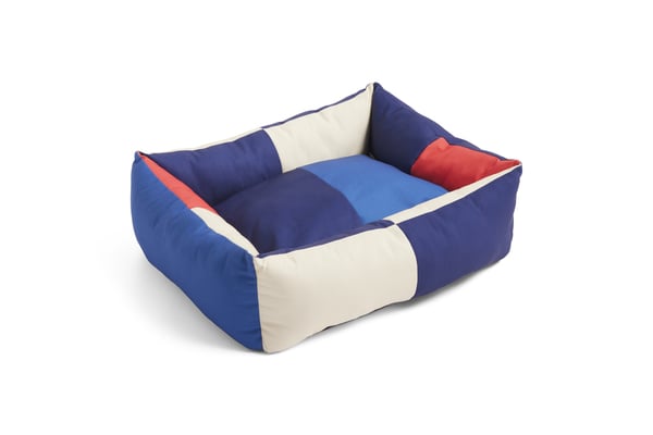 HAY - Hundekorb Zip Medium - H26 x B65 x L78 cm - Rot & Blau