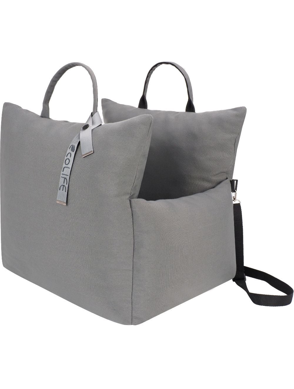 Peppy Buddies - All-in-one Dog Car Seat - Grey 50x42x42cm